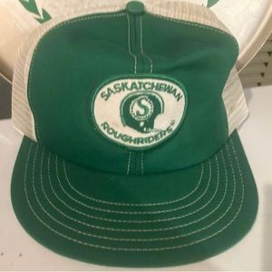Vintage Saskatchewan Roughrider Hat Trucker Cap